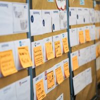 Themenboard des Open Space auf der Agile Cologne 2019